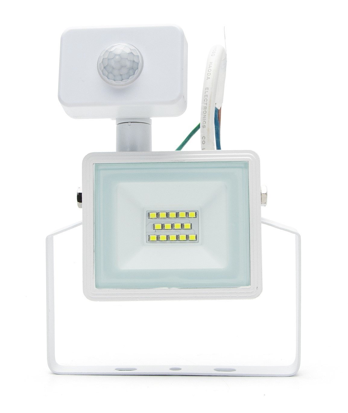 Comnox - LED buitenlamp wit - Krachtige verlichting - Veiligheid met IR-sensor - 10W - 4000K - koelwit licht - IP65