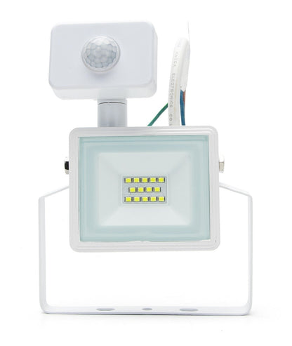 Comnox - LED buitenlamp wit - Krachtige verlichting - Veiligheid met IR-sensor - 10W - 4000K - koelwit licht - IP65