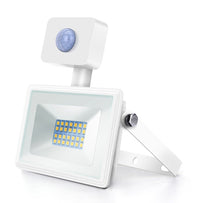 Comnox LED buitenlamp wit - Automatische verlichting met sensor - 20W IP65