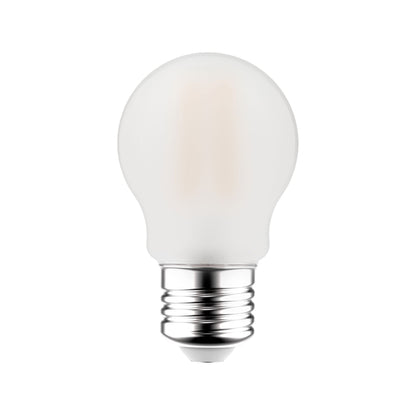 LED Lamp E27 - Melkglas - Warm wit licht - 470 lm