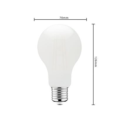 LED Lamp melk glas E27 - 11W vervangt 100W - 1521 lm - Warm wit