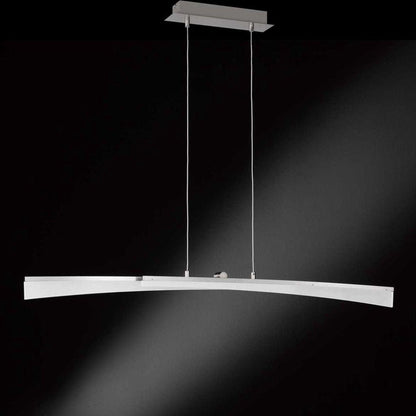 LED Hanglamp X linear - Zwenkbaar - Warm wit licht - Inkortbaar - Zilver