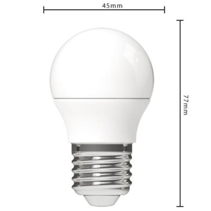 LED E27 Lampen - 470 lm - Warm wit licht - 3 lampen