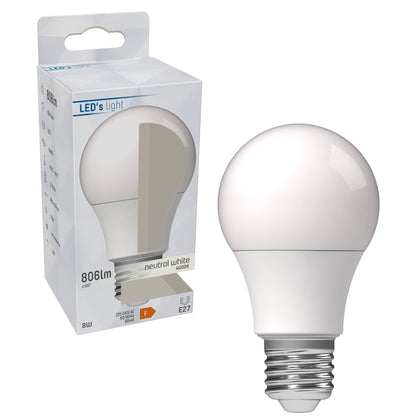 LED Lamp E27 - 806 lm - Koud wit licht - 1 lamp