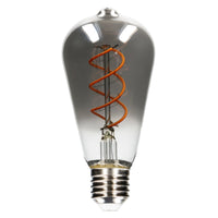 Comnox - Edison ST64 Smokey - Nostalgische retro verlichting - Dimbare E27 LED