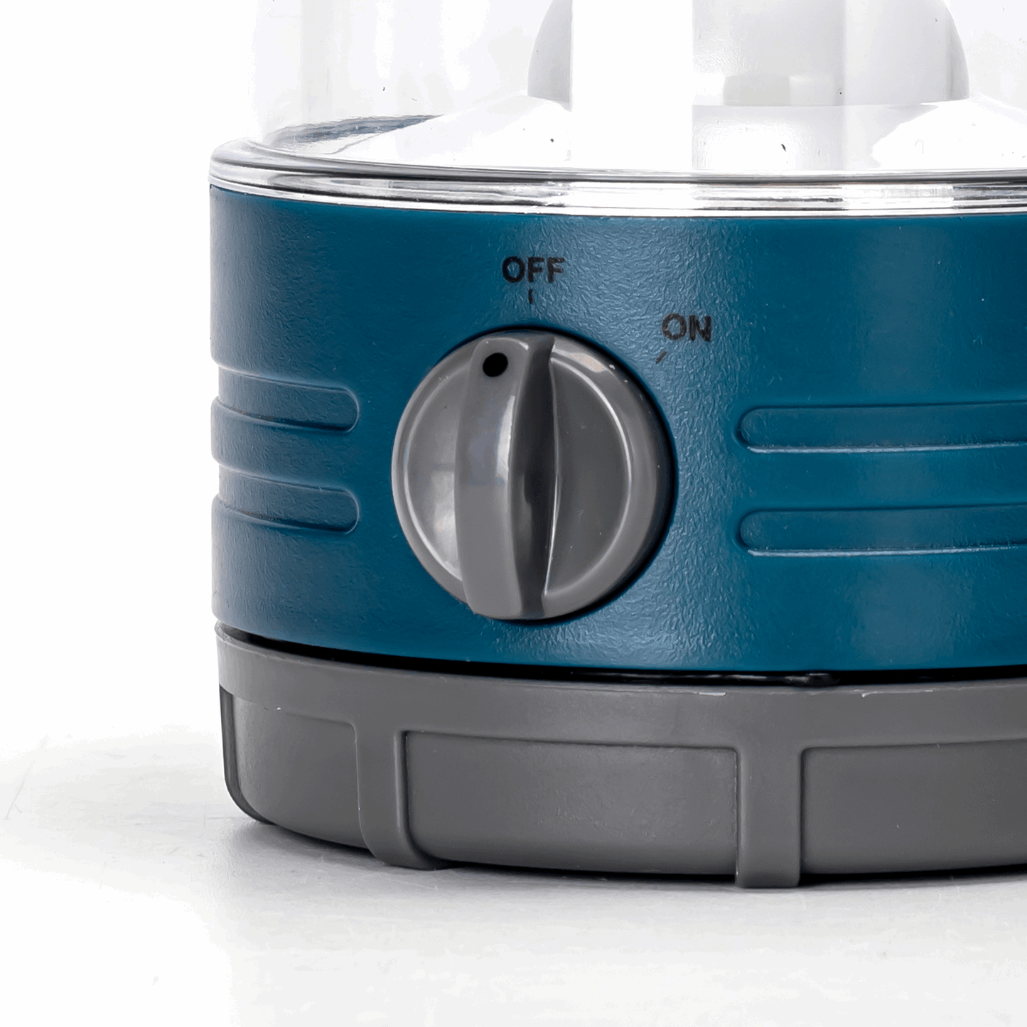 Noodlamp met Ophanghaak - LED Tentlamp op Batterijen (exclusief) - Daglichtwit licht - Blauwe body - Camping & Noodverlichting