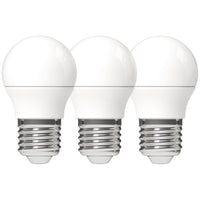 Comnox - LED Lampen E27 - Warm Wit Licht 4,5 cm Globe – Energiezuinig 4,5W – 470lm – 3 Pack – Comnox