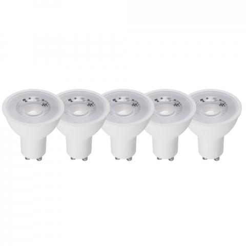 GU10 LED Spotjes - Warm wit licht - 4W/50W - 345 lm - 5PACK
