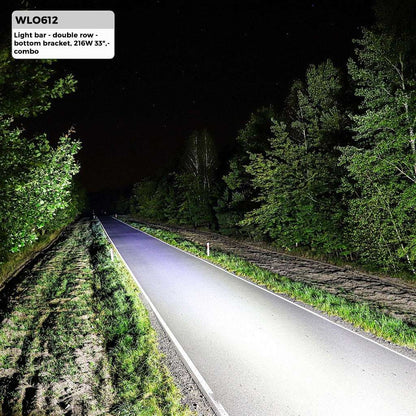 LED light BAR 33" 216W (72x3W Osram) | schijnwerper 12V & 24V combo | offroad 6000K - IP67