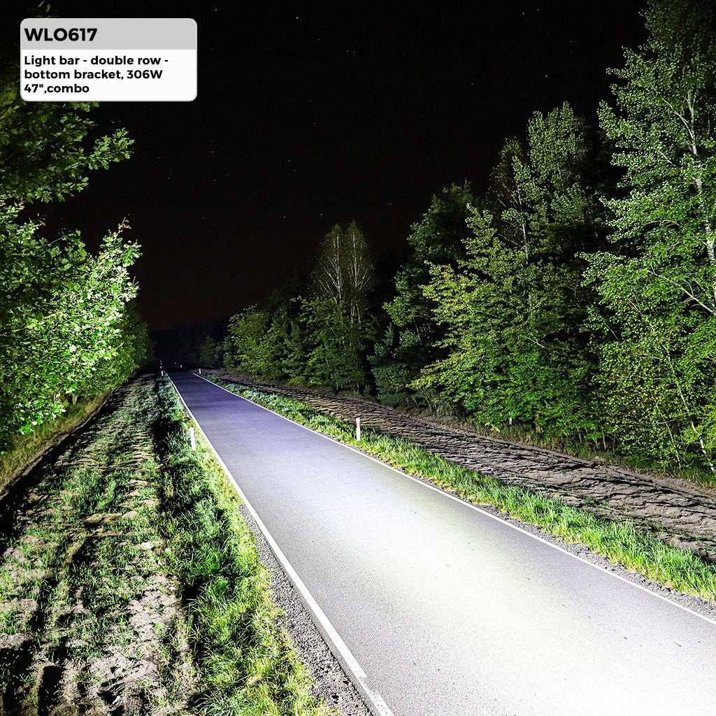 LED light BAR 47" 306W (102x3W Osram) | schijnwerper 12V & 24V combo | offroad 6000K - IP67