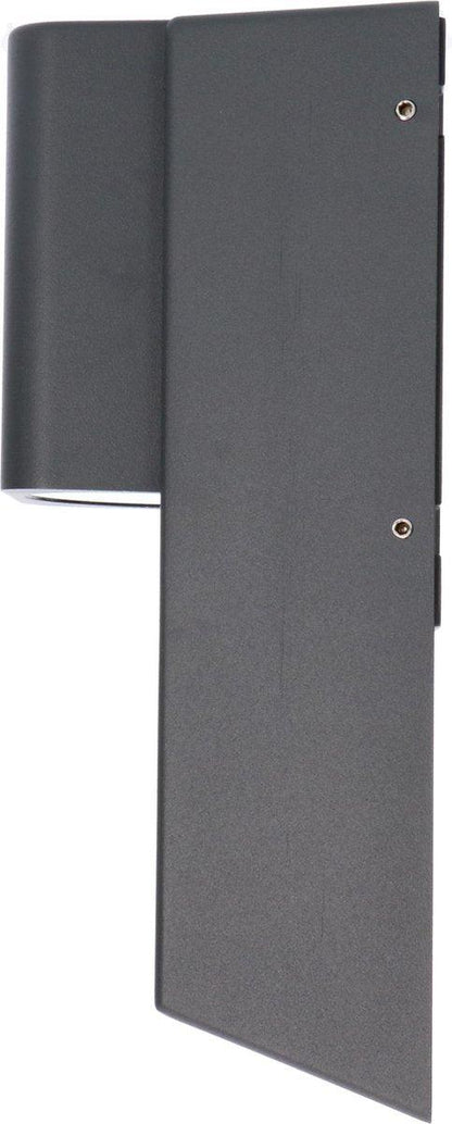 LED Muurlamp buiten met GU10 fitting - Strepen - Rimini - IP44 - Antraciet