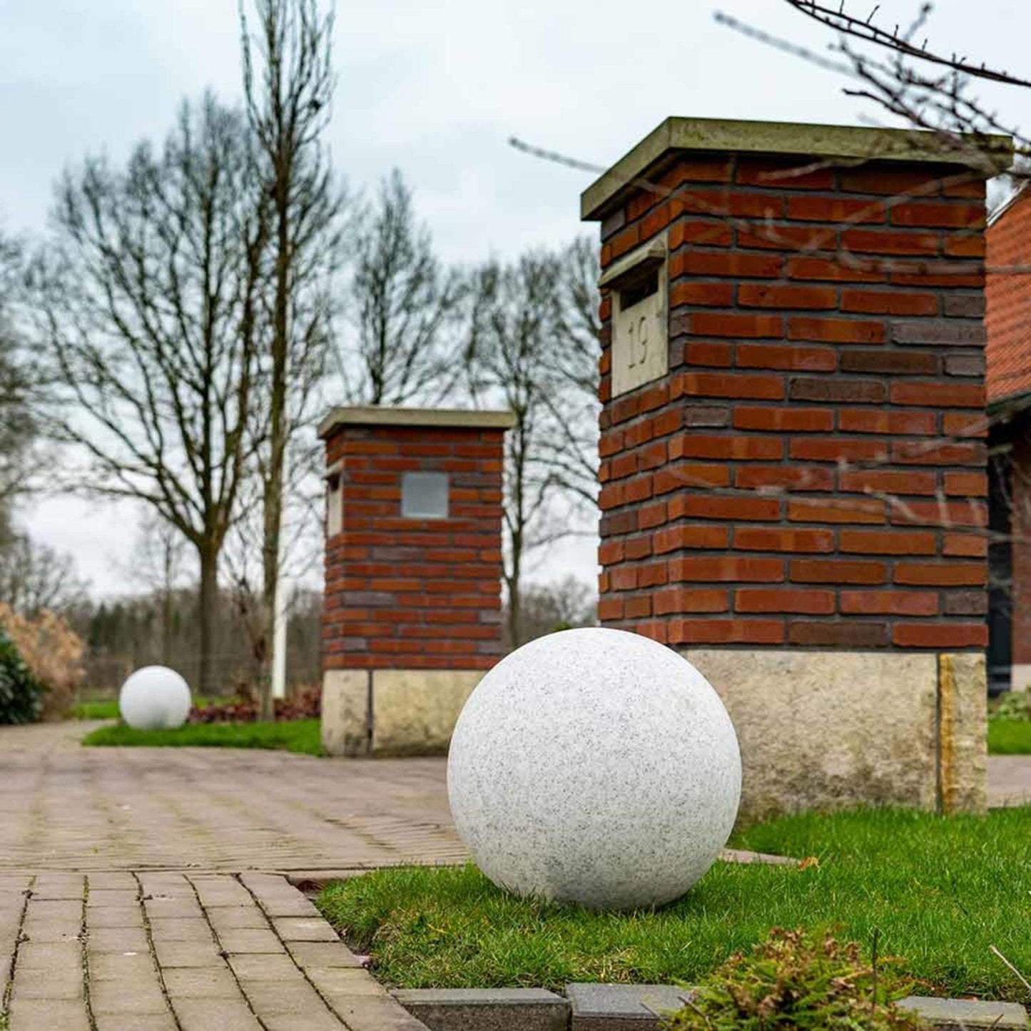 LED Padverlichting Steen 20 cm met sensor - Automatisch aan en uit - IP65 Waterdicht