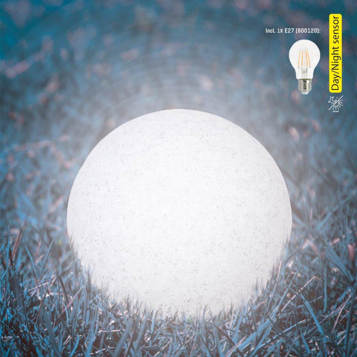 LED Padverlichting Steen 20 cm met sensor - Automatisch aan en uit - IP65 Waterdicht