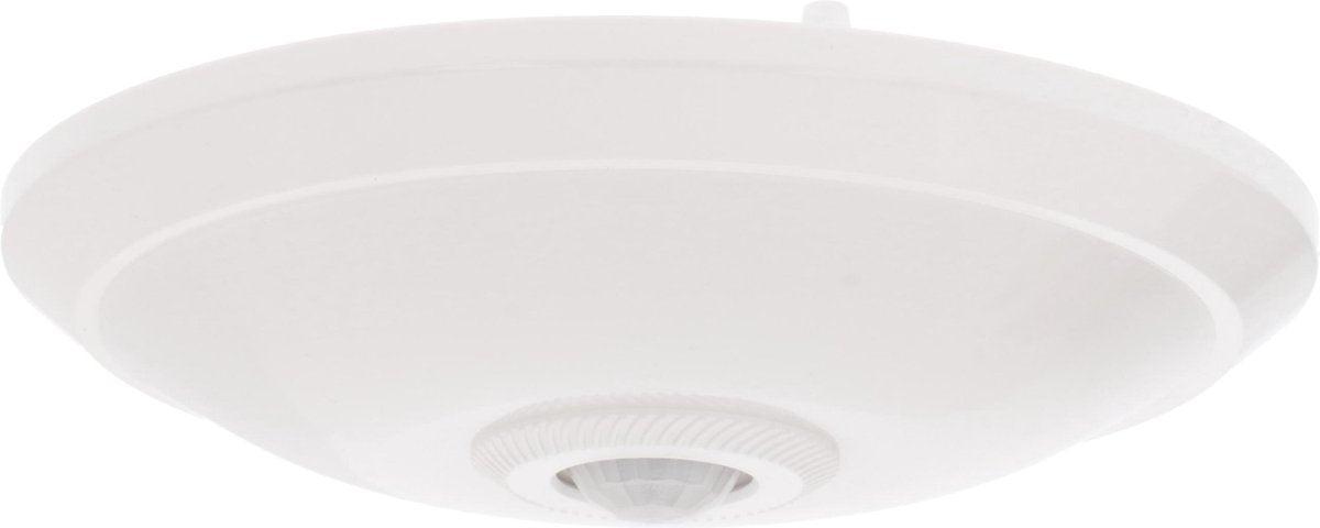 LED Plafondlamp 24 cm met bewegingssensor - Spatwaterdicht - Warm wit