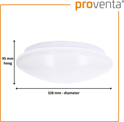 Een witte, ronde plafondlamp met een gladde, mat witte kap en een zichtbare zilverkleurige rand. Geschikt voor moderne interieurs en als energiezuinige verlichting in woon- en werkkamers.