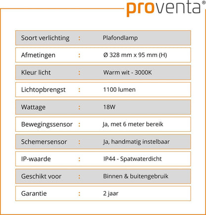 Comnox - LED's Light 1100 - Slimme verlichting met sensor - Wit