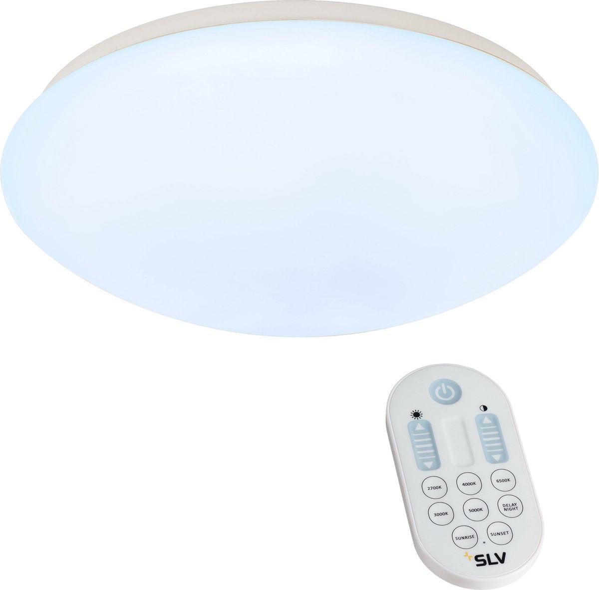 LED Plafondlamp 48 cm met afstandsbediening - Kleur licht en hoeveelheid dimbaar - 52W