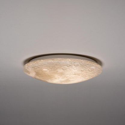 LED Plafondlamp maan voor slaapkamer - 40 cm - Dimbaar met afstandsbediening