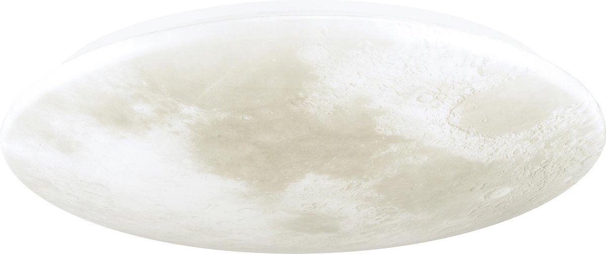 LED Plafondlamp maan voor slaapkamer - 40 cm - Dimbaar met afstandsbediening