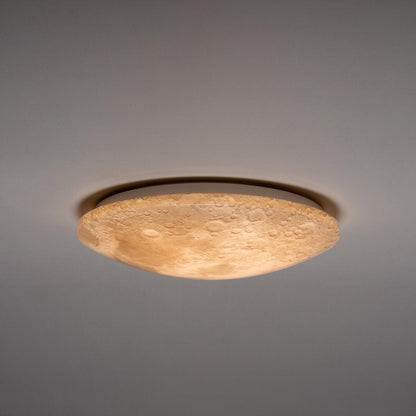 LED Plafondlamp maan voor slaapkamer - 40 cm - Dimbaar met afstandsbediening