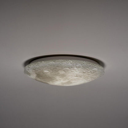 LED Plafondlamp maan voor slaapkamer - 40 cm - Dimbaar met afstandsbediening