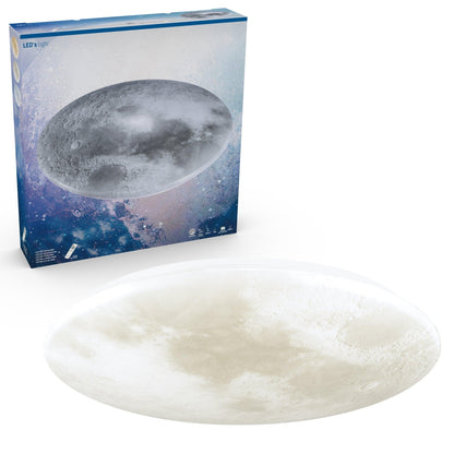 LED's Light Maan Plafondlamp voor de Slaapkamer - Dimbaar met afstandsbediening - 60 cm