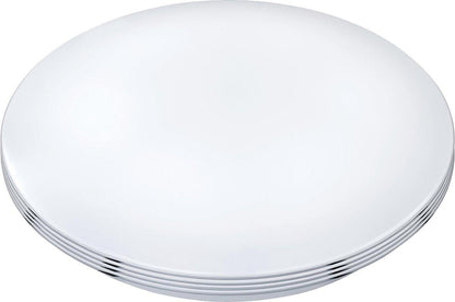 LED Plafondlamp rond 35 cm met ringen - Universeel - Spatwaterdicht - Warm wit licht