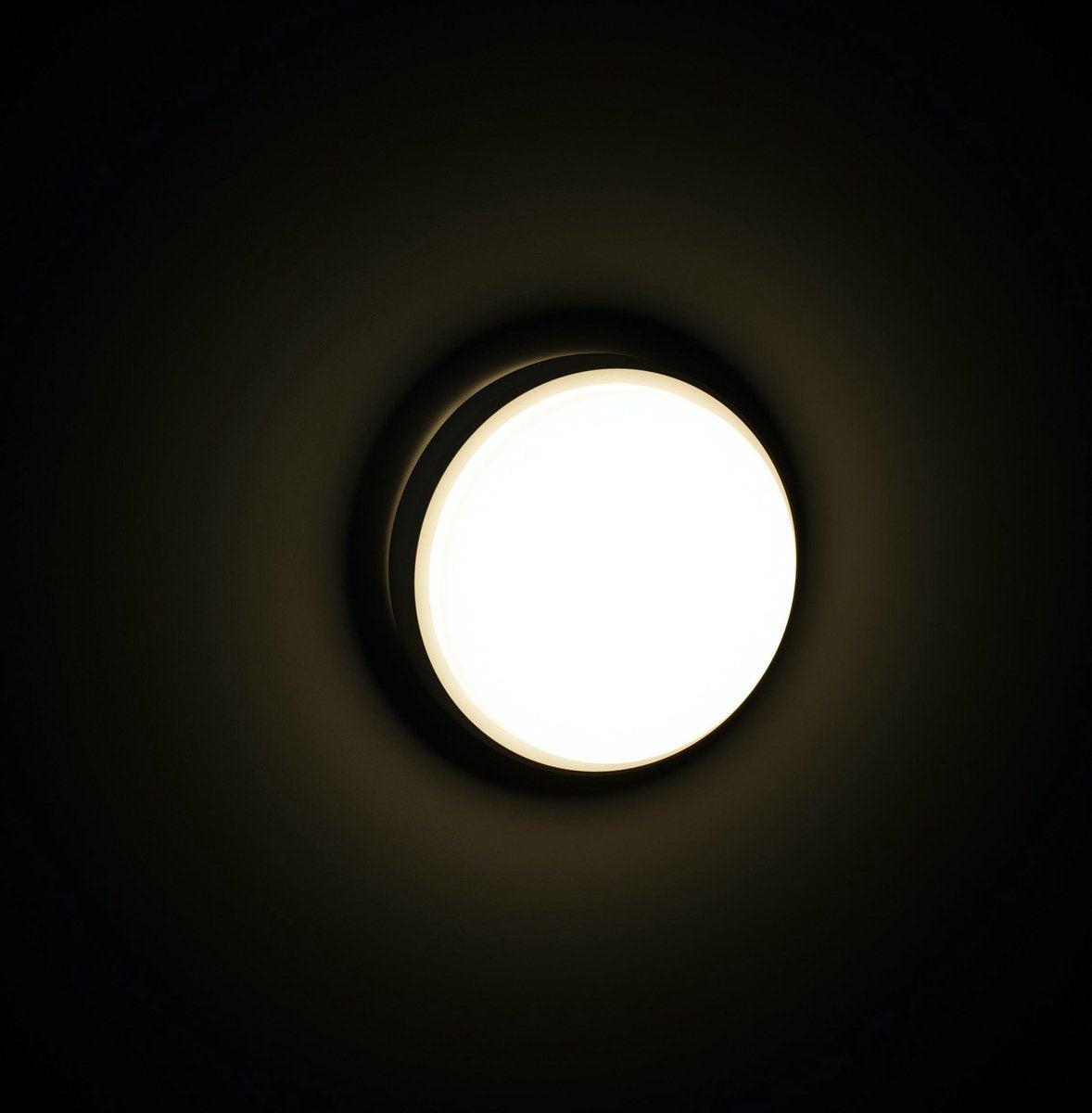 Een witte, ronde plafondlamp met glad oppervlak en gestileerde randen, geschikt voor moderne interieurs. Ideaal voor woonkamer of slaapkamer verlichting.