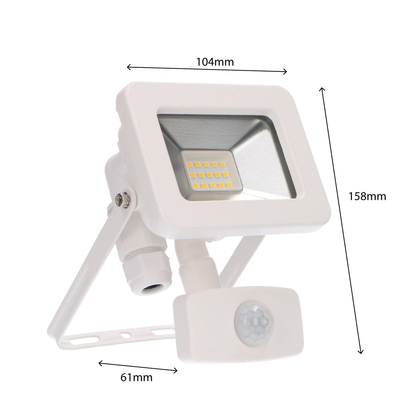 LED's Light Breedstraler 1100 - Met licht- en bewegingssensor - Binnen & Buiten - 10W - Wit