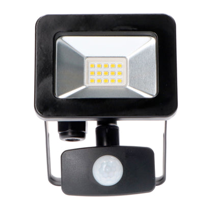 LED's Light Floodlight 1100 - Met licht- en bewegingssensor - Binnen & Buiten - 10W - Zwart