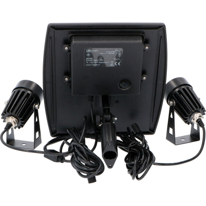 LED's Light Solar LED Tuinlamp met zonnepaneel en grondspies - Automatisch aan en uit - Met sensor - IP65 waterdicht