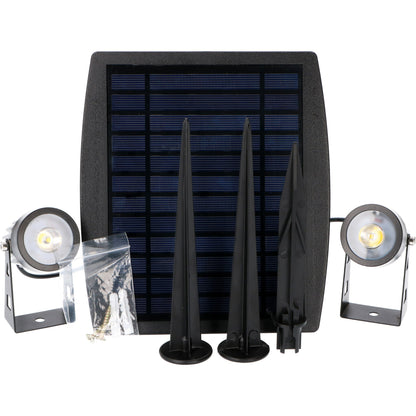 LED's Light Solar LED Tuinlamp met zonnepaneel en grondspies - Automatisch aan en uit - Met sensor - IP65 waterdicht