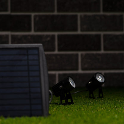 LED's Light Solar LED Tuinlamp met zonnepaneel en grondspies - Automatisch aan en uit - Met sensor - IP65 waterdicht