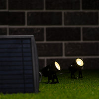 Comnox - Solar Twin Spots - Automatische accentverlichting - IP65 waterdicht