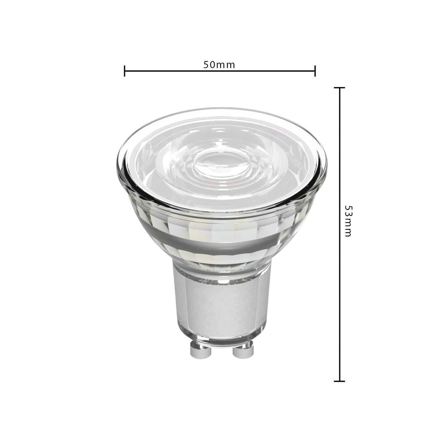 LED Lamp GU10 - 3W vervangt 35W - 230 lm - Warm wit licht
