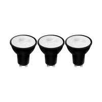 Comnox GU10 LED Spots zwart - Warm wit licht - 4W/50W - 3-pack