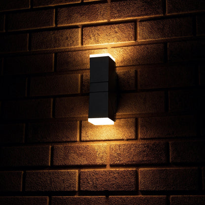 2 pack LED's Light 2-lichts LED Design Buitenlamp - Model Terni - Draaibaar - Warm wit - Antraciet