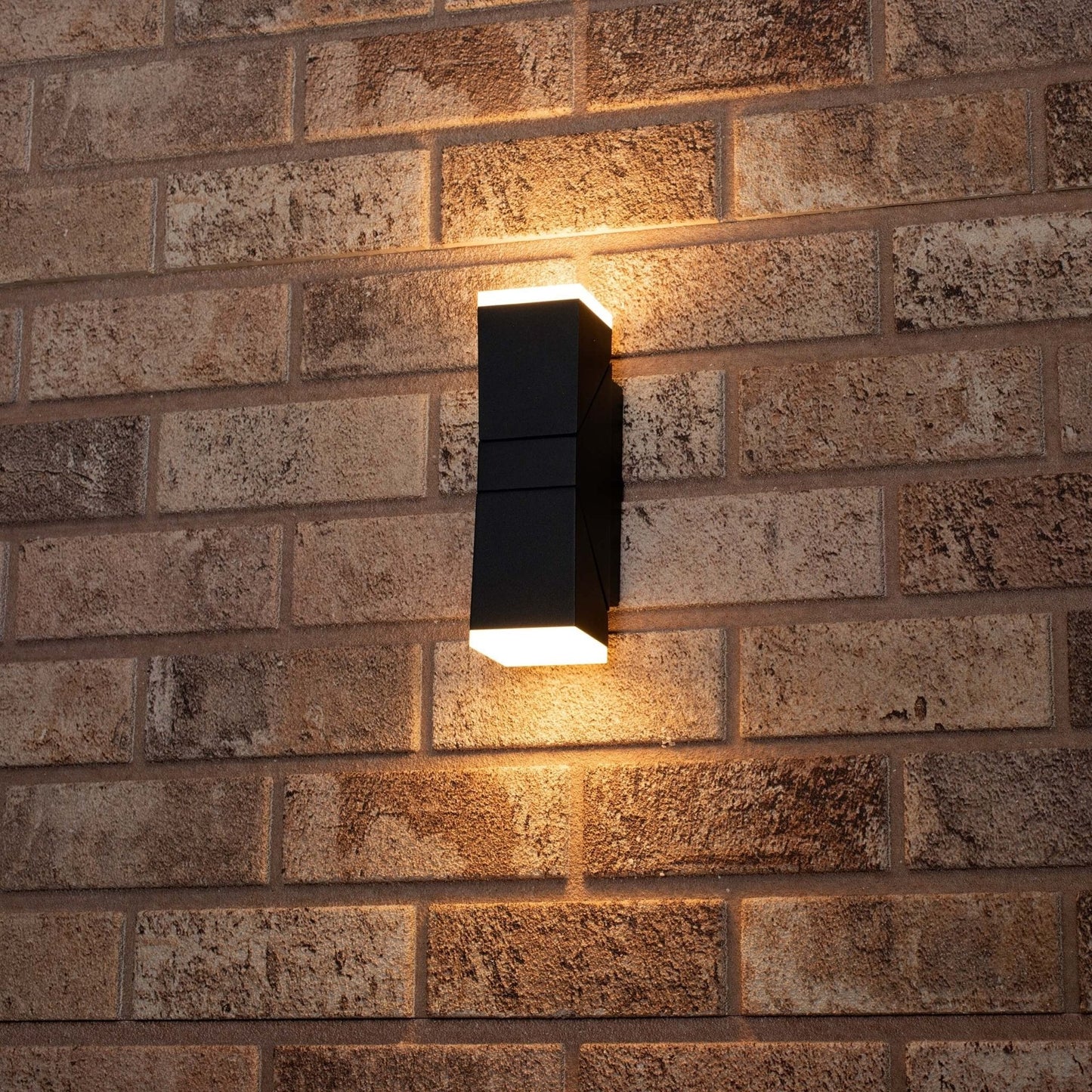 2 pack LED's Light 2-lichts LED Design Buitenlamp - Model Terni - Draaibaar - Warm wit - Antraciet