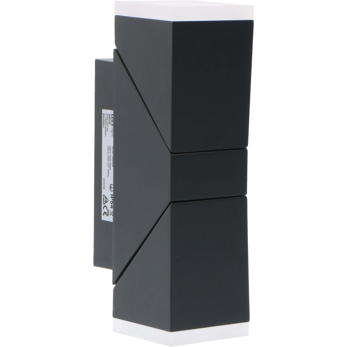 2 pack LED's Light 2-lichts LED Design Buitenlamp - Model Terni - Draaibaar - Warm wit - Antraciet