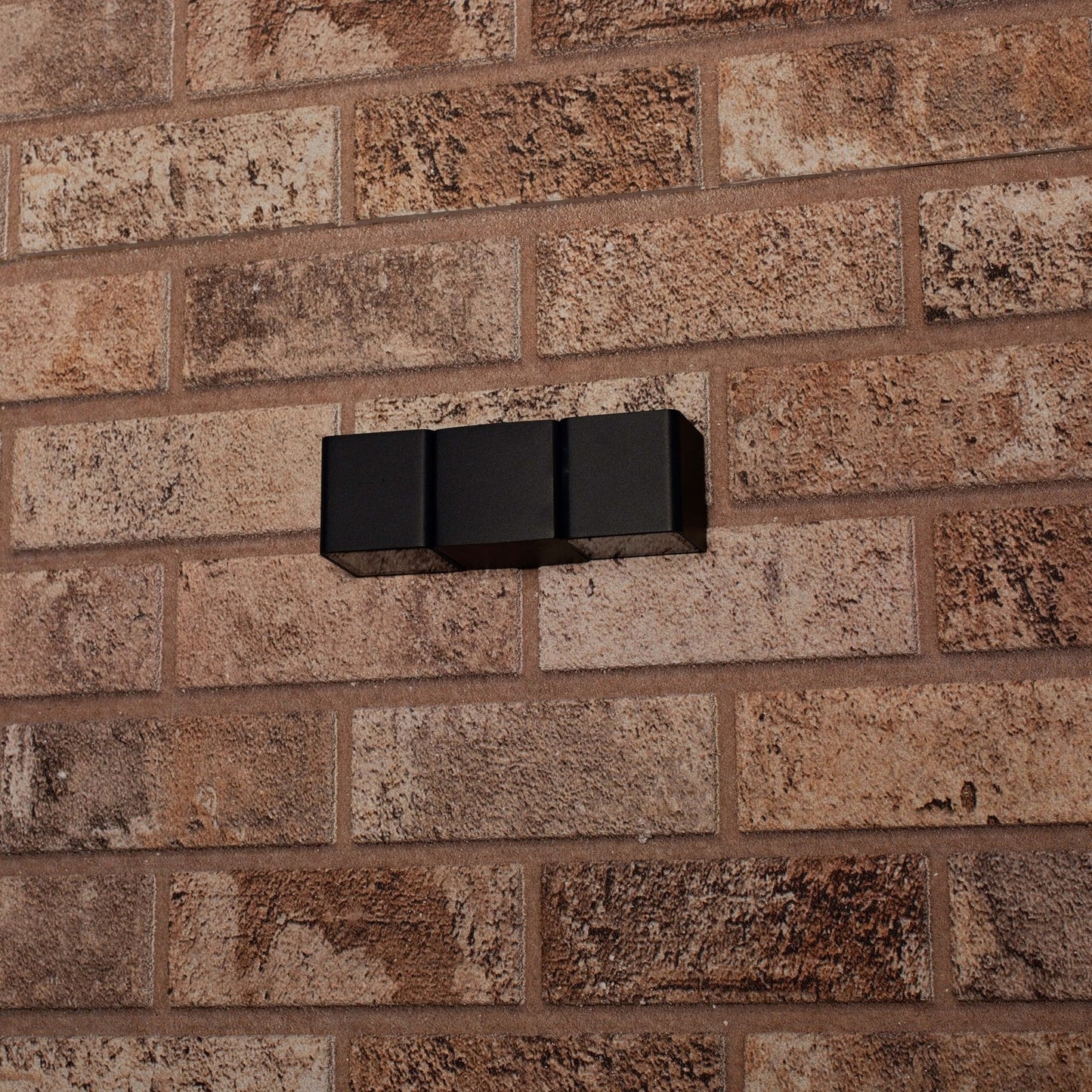 Comnox - LED's Light Aversa - Buitenwandlamp in Antraciet - Duurzaam Aluminium - Warm Wit Licht - IP54 Waterdicht - 4 LED's