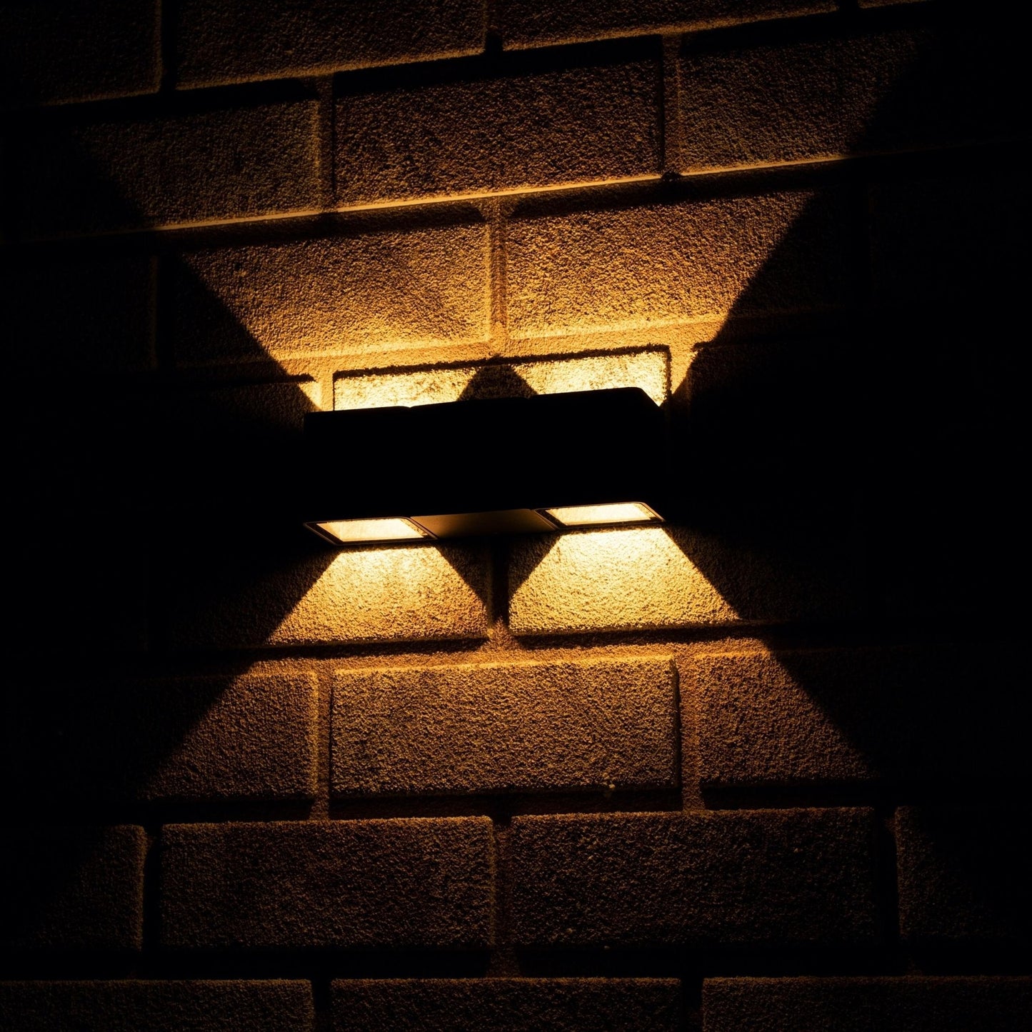 LED's Light 4-lichts Wandlamp Buiten - Model Aversa - Warm wit - IP54 waterdicht - Antraciet