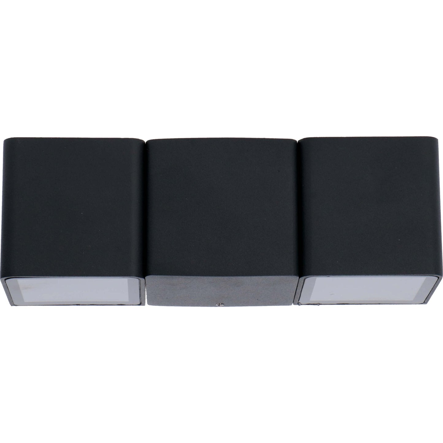 LED's Light 4-lichts Wandlamp Buiten - Model Aversa - Warm wit - IP54 waterdicht - Antraciet