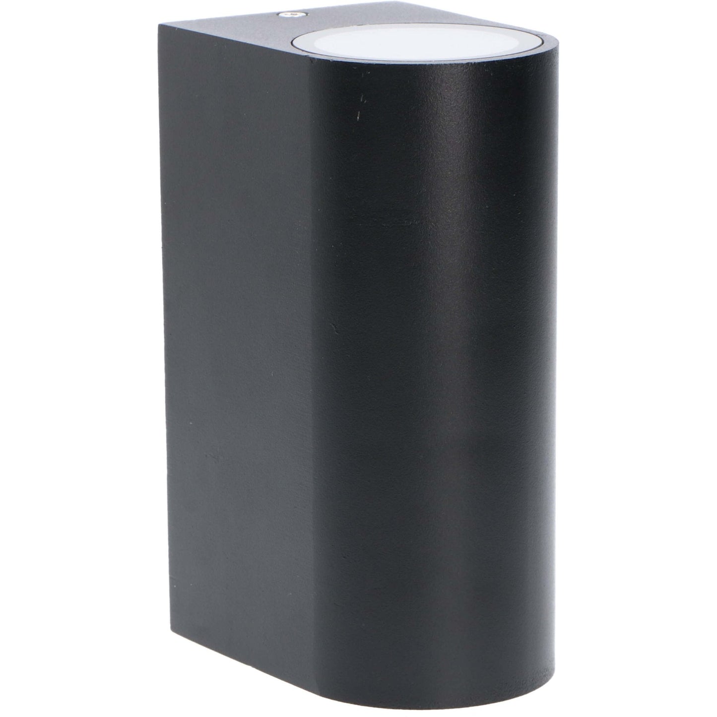 LED's Light LED Wandlamp buiten - Cilinder met 2 x GU10 fitting - Model Sapri - IP44 - Zwart