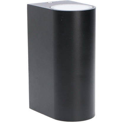 Comnox - Sapri - Zwarte Cilinder Buitenwandlamp - Dubbele Lichtuitstraling - IP44