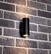 Comnox - LED's Light Up & Down Light Wandlamp - Stijlvolle verlichting voor binnen en buiten - Model Carpi Antraciet