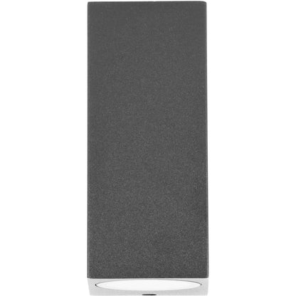NØRD Up&Down - LED's Light LED Buitenlamp met GU10 fitting - Rechthoek - IP44 - Antraciet - Model Milaan