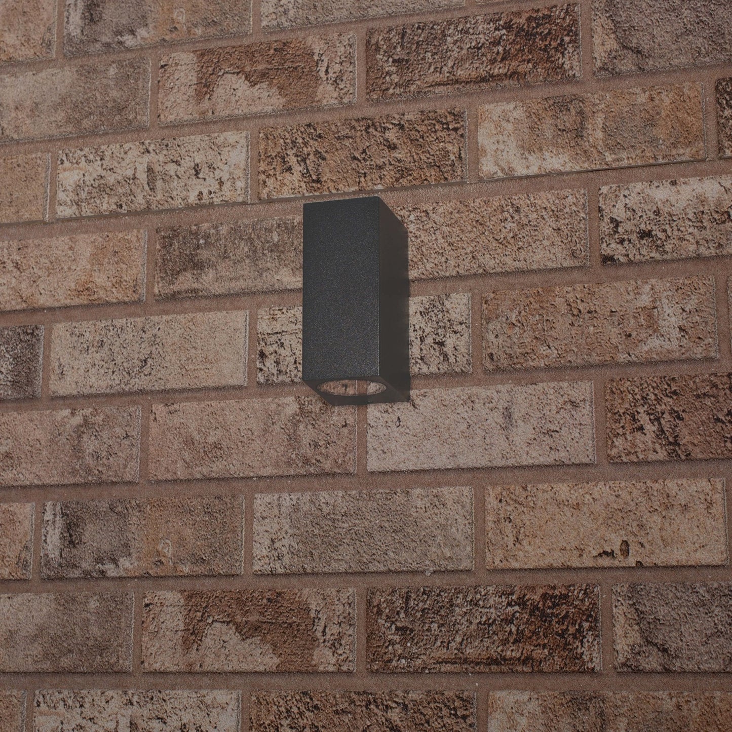 NØRD Up&Down - LED's Light LED Buitenlamp met GU10 fitting - Rechthoek - IP44 - Antraciet - Model Milaan