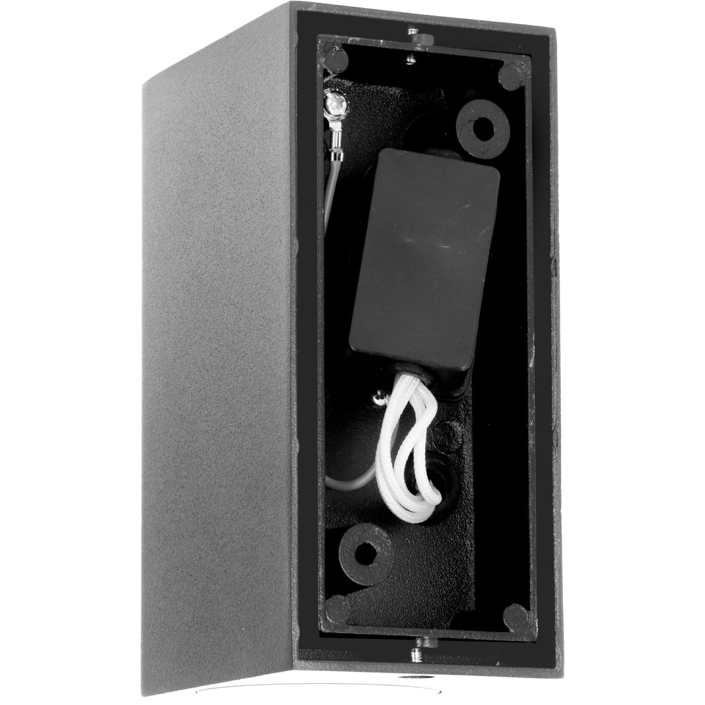 NØRD Up&Down - LED's Light LED Buitenlamp met GU10 fitting - Rechthoek - IP44 - Antraciet - Model Milaan