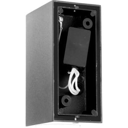 NØRD Up&Down - LED's Light LED Buitenlamp met GU10 fitting - Rechthoek - IP44 - Antraciet - Model Milaan