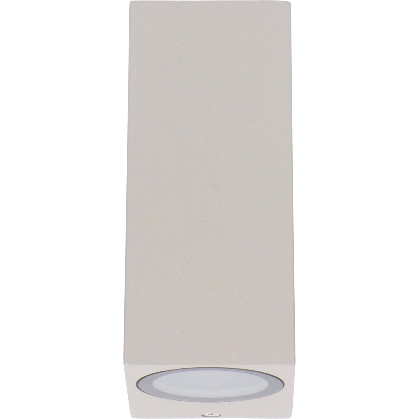 Comnox - Milaan - Wandlamp Buiten en Binnen - Spatwaterdicht IP44 - Aluminium Constructie - Warm of Koud Wit Licht - Rechthoekig Grijs